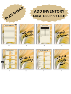 The Ultimate Sewing Planner | Printable PDF & Digital Planner