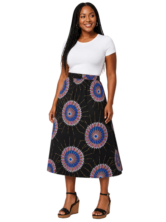 Easy Elastic Waist Skirt Sewing Guide (Beginner Friendly PDF + Video Support)